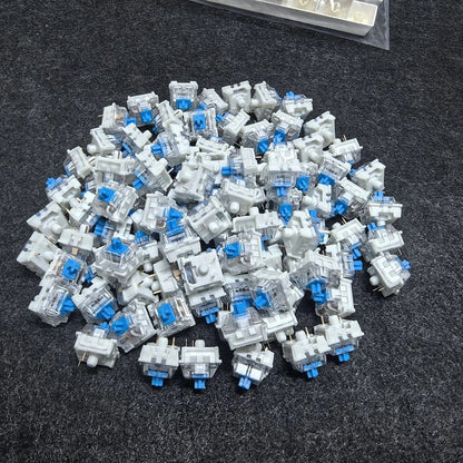 20-100pc Mechanical Keyboard Switches Blue Red Brown Switch Customizable Hot-Swappable 3 Pins Cross Stem for Mechanical Keyboard Pi-Mart