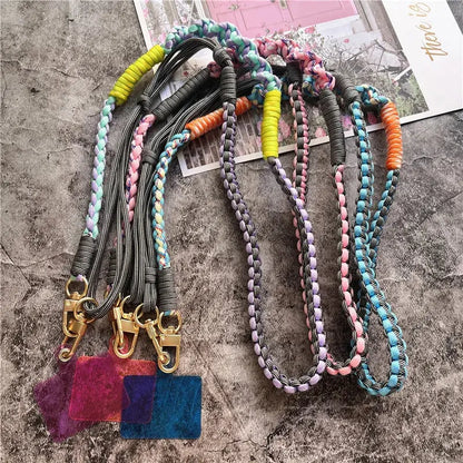 Lanyard Strap for Phone Charm Handmade Bag Body Kit Contrasting Colors Rope Hang Mobile Phone Strap Crossbody Accessories Chain NovaCart