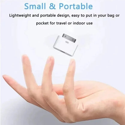 Lighting To 30Pin Adapter 8Pin Male To 30 Pin Female Charging Sync Converter for iPhone 4 4S IPad 2 3 IPod Touch Charger Cable Pi-Mart