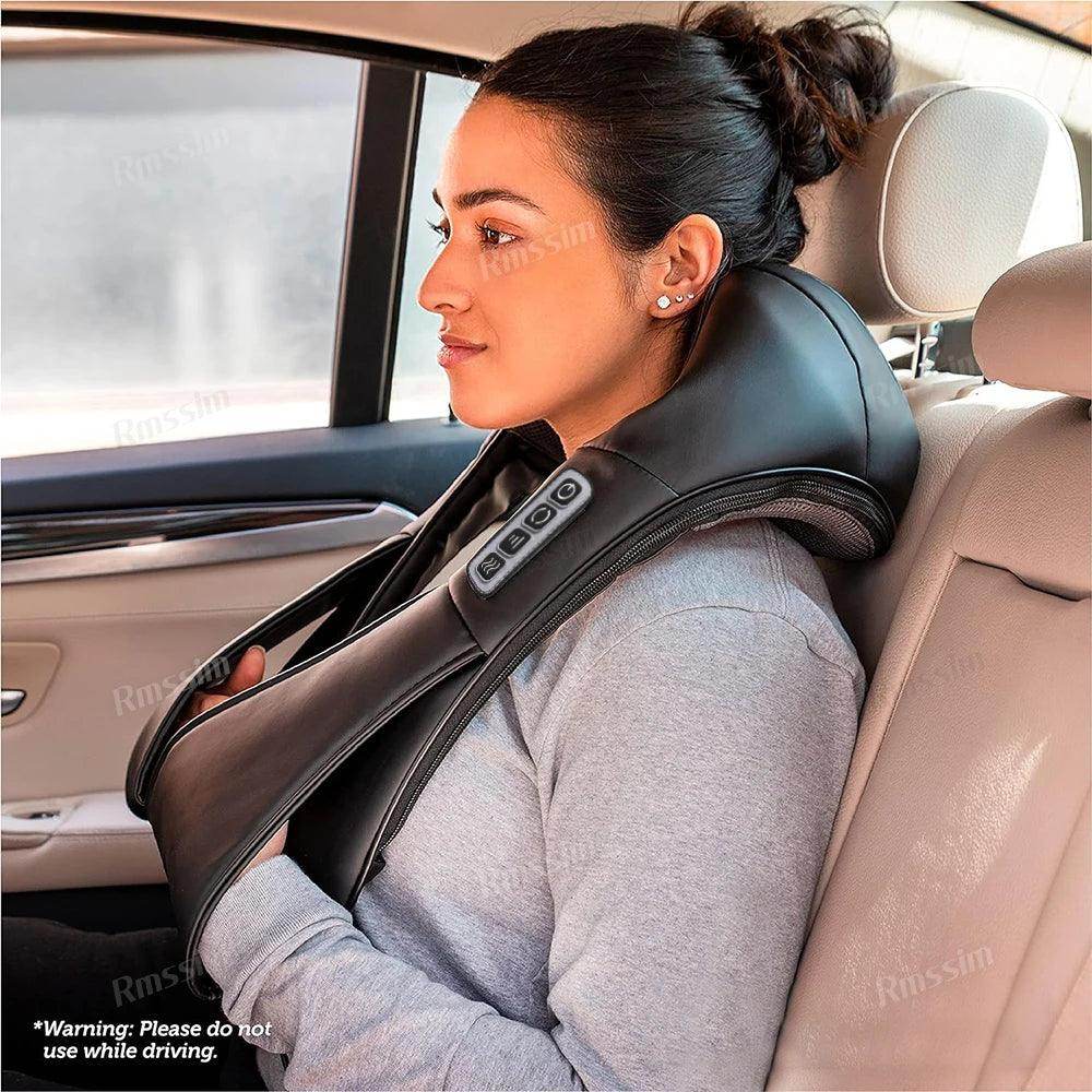 Heated Shiatsu Back and Neck Massager SmartPursue™