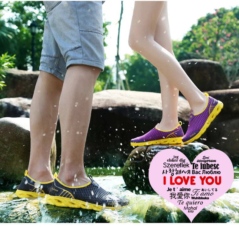 Fashion Casual Shoes Lightweight Summer Breathable Men Shoes Outdoor Comfortable Women Footwear Male Ladies Walking Shoes 36-45 NovaCart
