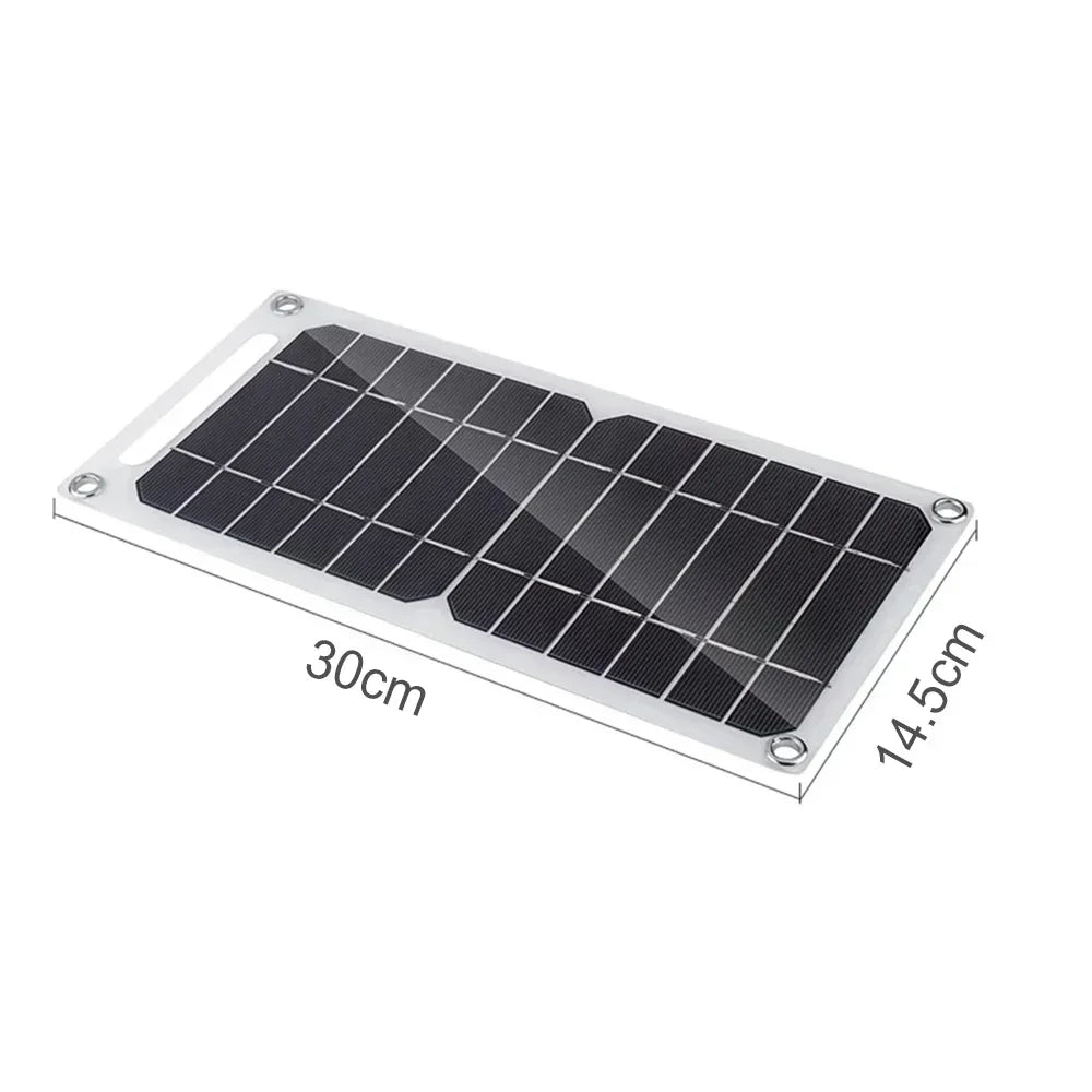 (U.S Stock) 35W Portable Foldable Solar Charger Panel Dual USB Ports Fast Charging  Power Bank iPhone Camping Outdoor Travel Pi-Mart