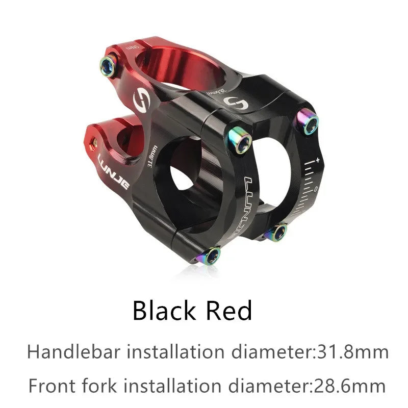 MTB Road Bike Stem CNC Mountain Bicycle Bridge Short Power 31.8mm High Strength Climbing Riser Pi-Mart
