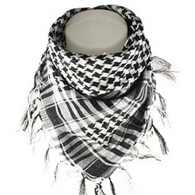 Fashion Military Fashion Lightweight Army Plaid Scarf Unisex Tactical Arab Scarf To Keep Warm Pi-Mart