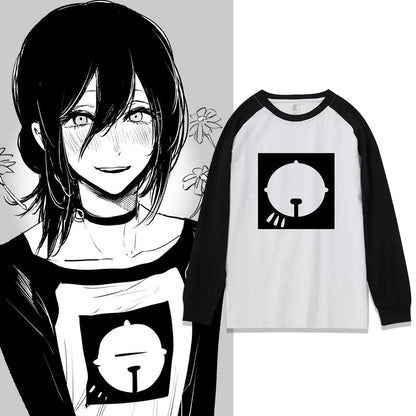Anime Reze Long Sleeve T-shirt Cosplay Oversized Vintage Chainsaw Men Women Clothes Japanese Manga Tee Clothing Harajuku Y2k Top NovaCart