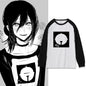 Anime Reze Long Sleeve T-shirt Cosplay Oversized Vintage Chainsaw Men Women Clothes Japanese Manga Tee Clothing Harajuku Y2k Top NovaCart