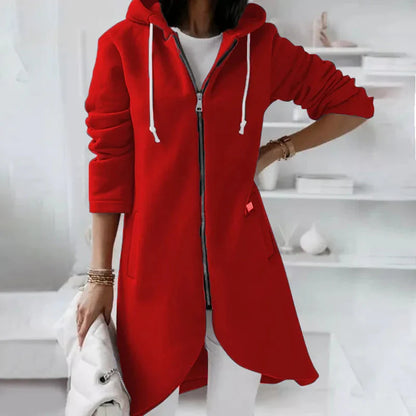 Oversized Zip-Up Streetwear Hoodie Women FitiqueFit