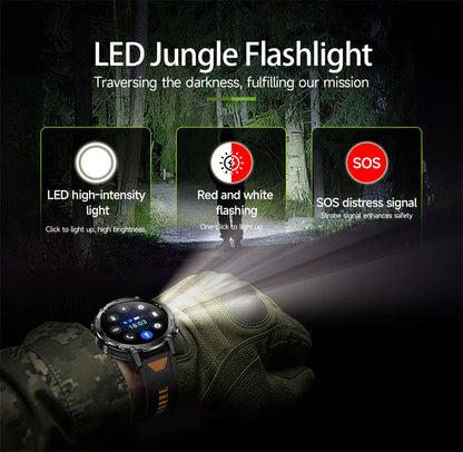 Men Watchs Sports Bracelets IP68 Altimeter Compass Swim track GPS Run RIDE Outdoor Smart Watch Sports GPS Professional New 2026 NovaCart