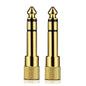 Jack 6.5 6.35mm Male Plug to 3.5mm Female Connector Gold Plating Headphone Microphone AUX Audio Plug Pi-Mart