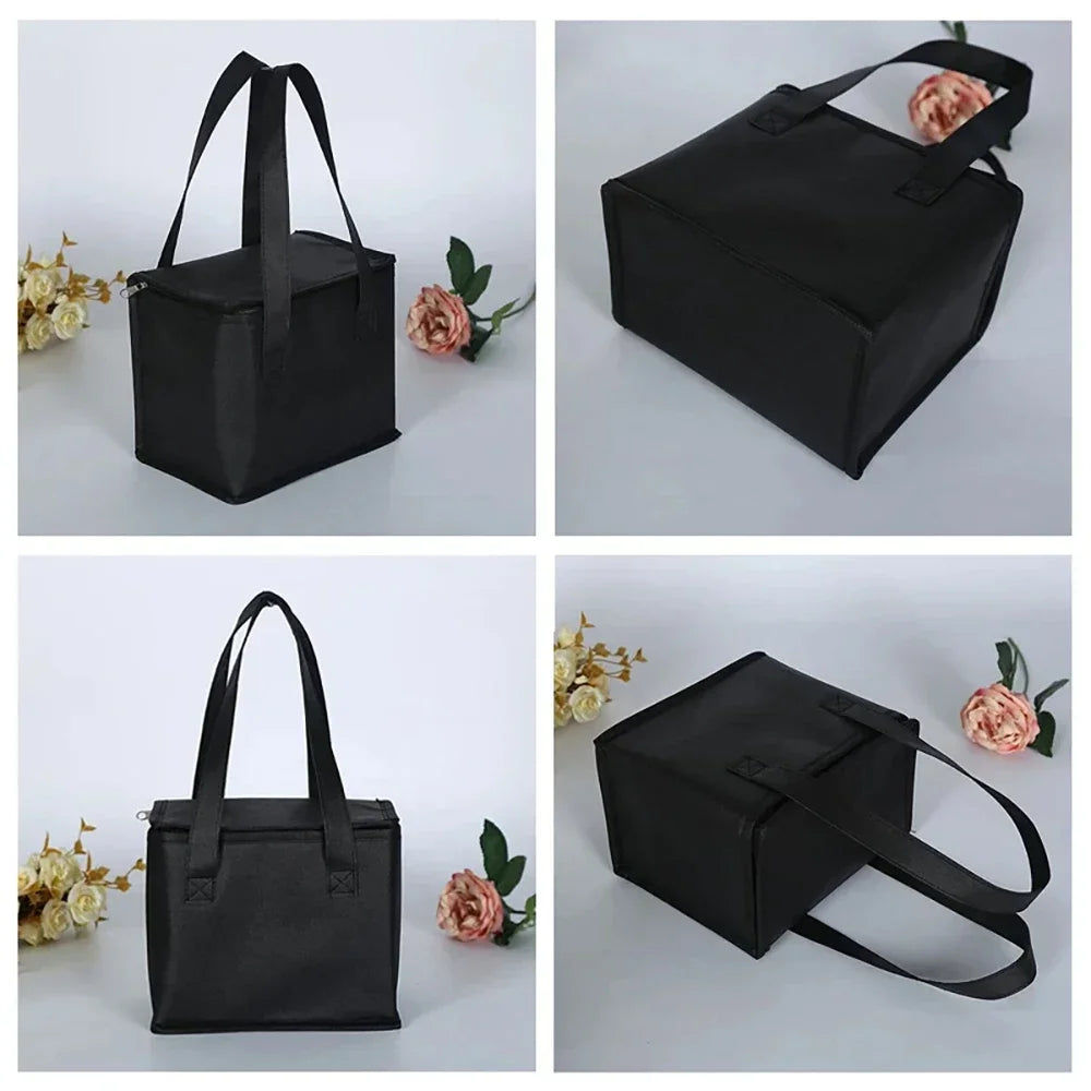 Foldable Insulated Lunch Cooler Bag Portable Thermal Food & Drink Carrier for Picnic Work Beer Delivery Pi-Mart
