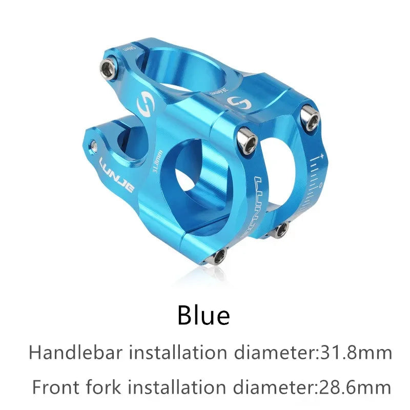 MTB Road Bike Stem CNC Mountain Bicycle Bridge Short Power 31.8mm High Strength Climbing Riser Pi-Mart