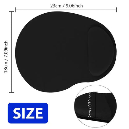 Ergonomic Wrist Rest Mouse Pad Comfortable Wrist Support Non Slip Mice Mat Soft Mousepad For PC Laptop Computer Pi-Mart