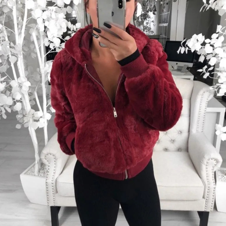 Hoodies Women Clothing Streetwear 2025 Autumn Winter Spring New Fashion Versatile Casual Solid Long Sleeves Coat for Female NovaCart