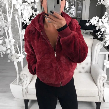 Hoodies Women Clothing Streetwear 2025 Autumn Winter Spring New Fashion Versatile Casual Solid Long Sleeves Coat for Female NovaCart