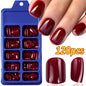 120Pcs 9-Colors French Fake Toenails Summer Short Sqaure Press On Toe Nails Tips Glossy Nude/Pink/Brown Full Cover False Toenail NovaCart