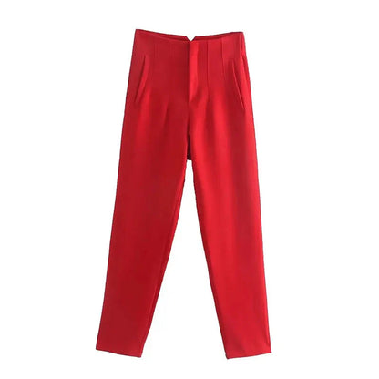 Women’s High Waist Slim Trousers FitiqueFit