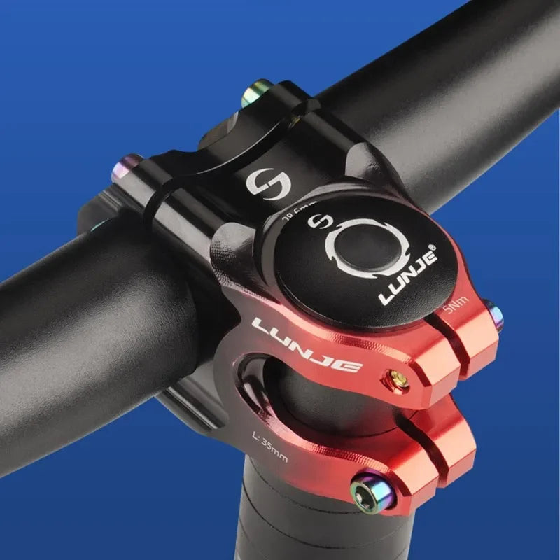MTB Road Bike Stem CNC Mountain Bicycle Bridge Short Power 31.8mm High Strength Climbing Riser Pi-Mart
