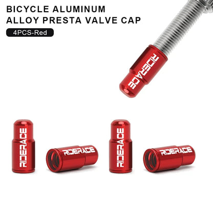 2/4/10Pcs Bicycle Tire Valve Cap Dustproof Lightweight Aluminum Alloy MTB Road Bike Tube Tyre Gas Nozzle Cover For FV Presta Pi-Mart