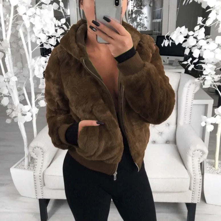 Hoodies Women Clothing Streetwear 2025 Autumn Winter Spring New Fashion Versatile Casual Solid Long Sleeves Coat for Female NovaCart