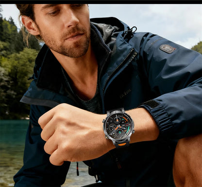 2026 New GPS Smart Watch For Men 1400mAh Battery Outdoor Sports Compass Watches Bluetooth Call IP68 Waterproof Smartwatch gift NovaCart