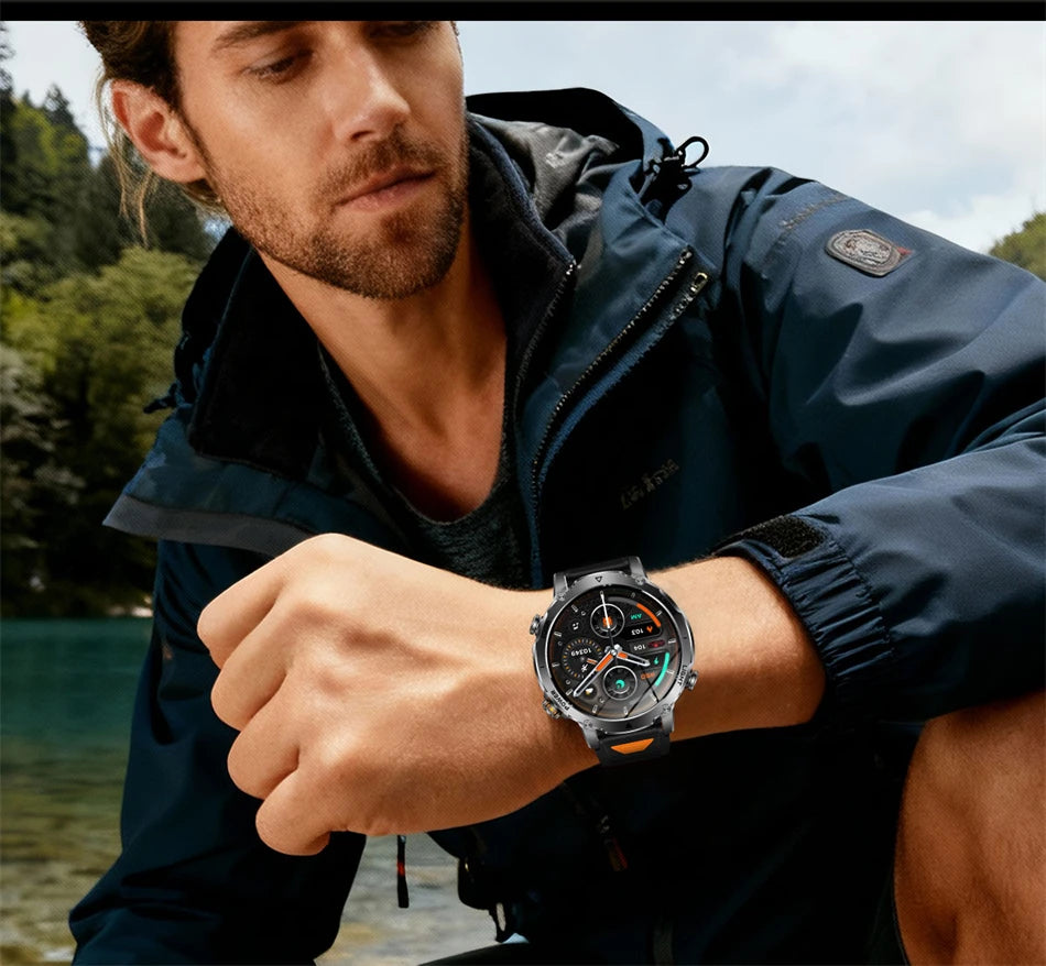 Men Watchs Sports Bracelets IP68 Altimeter Compass Swim track GPS Run RIDE Outdoor Smart Watch Sports GPS Professional New 2026 NovaCart