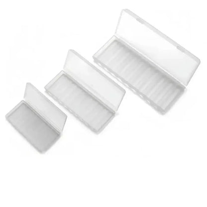 10 Slot Battery Storage Box Transparent 1PCS Battery Storage and Organizing Box for AAA/AA Plastic Battery Organizer Accessories Pi-Mart