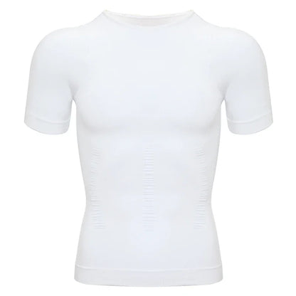 Men Weight Loss Shapewear T-Shirt Body Shaper Slimming Compression Shirts Gynecomastia Undershirt Waist Trainer Muscle Tank Tops NovaCart