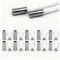 10pcs Heavy Duty Cord Locks Adjustable Metal Clips Secure Fastening for Shoelaces Bags Hoodies DIY Crafts Organizing Cables NovaCart