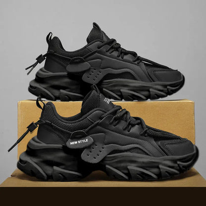 Men's Shoe Breathable Thick Soled Casual Sneakers Outdoor Running Four Seasons New Tennis Men Soft Soles Comfort Male Sneakers NovaCart