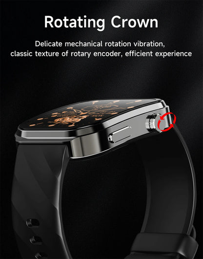 LIGE New Blood Lipid Uric Acid Analysis Health Smart Watch For Men Women Blood Pressure Blood Oxygen Clock Call Smart Watch 2026 NovaCart