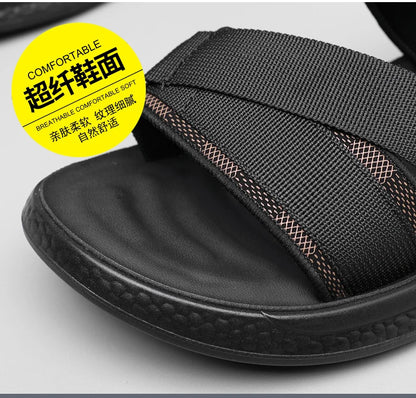 Men's high quality casual sandals summer outdoor waterproof anti slip soft sole comfort beach shoes fashion Lazy Driving slipper