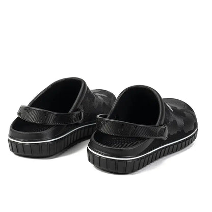 Lightweight Chef Shoes Closed Toe Rubber Sandals Men Clogs Garden Shoes Barefoot Zuecos Hombre Cholas Man Summer Beach Shoes NovaCart
