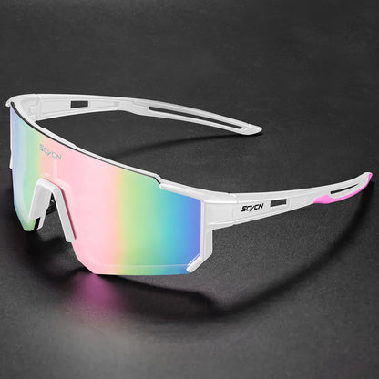 SCVCN New Outdoor Cycling Sunglasses Men Road Driving Bike Glasses  Sports Mountain Climbing Women Bicycle Cycling UV400 Goggles Pi-Mart