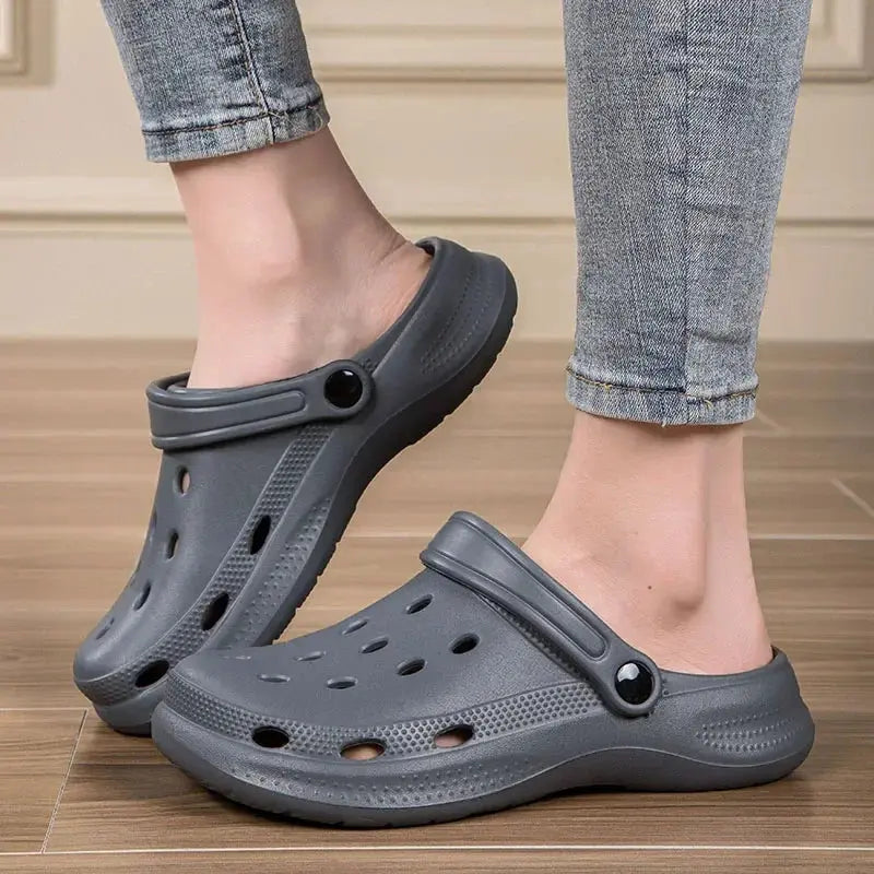 Summer Men Clogs Sandals Men's and Women's Leisure Slippers Beach Slides Home Garden Shoes Outdoor Sandals Plus Size 46 47 48 NovaCart