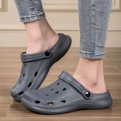 Summer Men Clogs Sandals Men's and Women's Leisure Slippers Beach Slides Home Garden Shoes Outdoor Sandals Plus Size 46 47 48 NovaCart