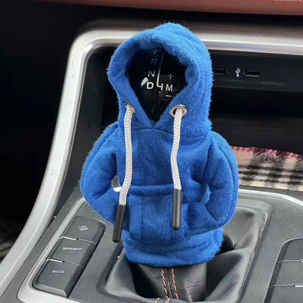 Gear Shift Mini Hoodie Cover Shift Cover Gear Handle Decoration Fits Manual Automatic Universal Car Shift Lever Interior Decor NovaCart