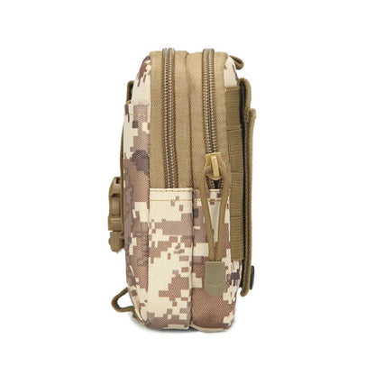 Molle Pouch Belt Waist Pack Men Small Pocket Survival Tool Bag for Running Travel Camping Hunting Airsoft Pi-Mart