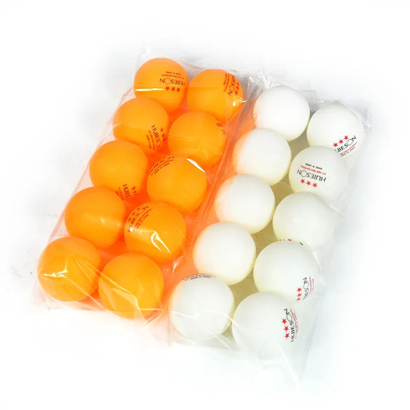 10 PCS Huieson New ABS Plastic Table Tennis Balls 3 Star 2.8g 40+mm Ping Pong Balls for Match Training Balls Pi-Mart