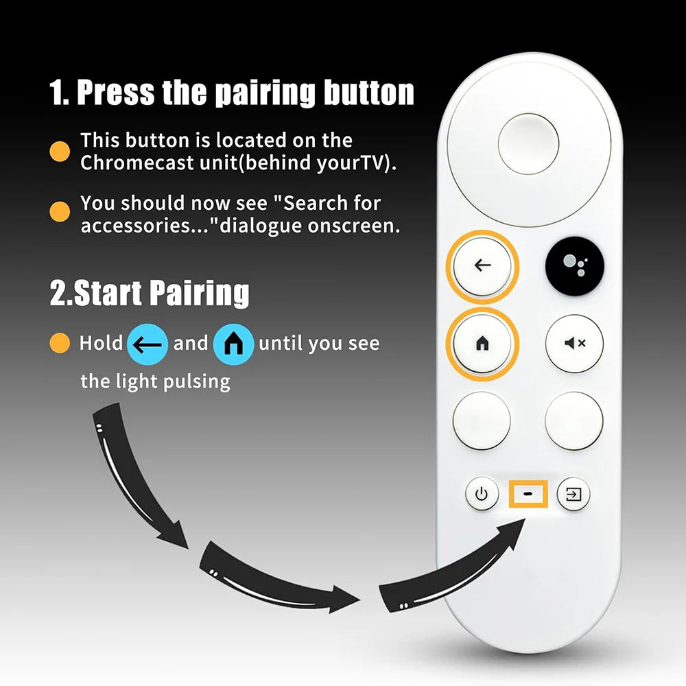 G9N9N Replacement Voice Remote Control  for Google Chromecast 4K Snow Streaming Stick Smart TV Pi-Mart