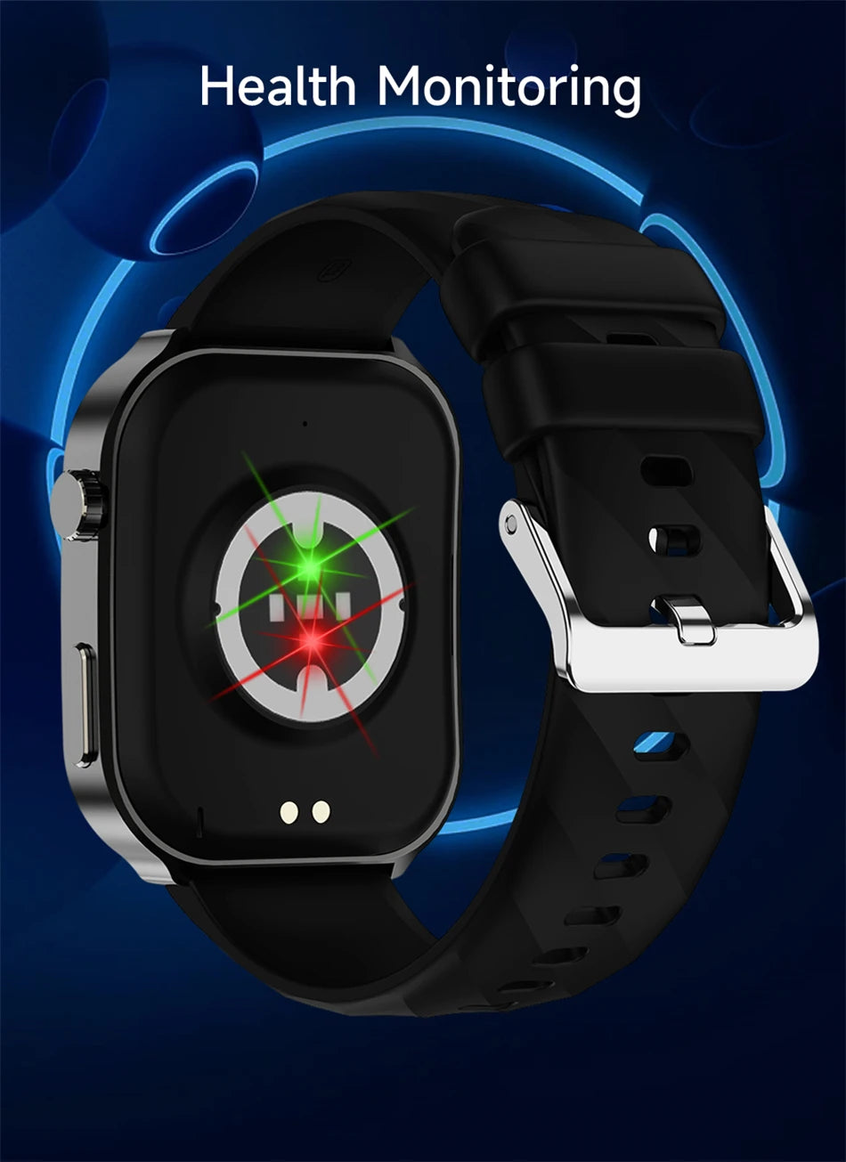 LIGE New Blood Lipid Uric Acid Analysis Health Smart Watch For Men Women Blood Pressure Blood Oxygen Clock Call Smart Watch 2026 NovaCart