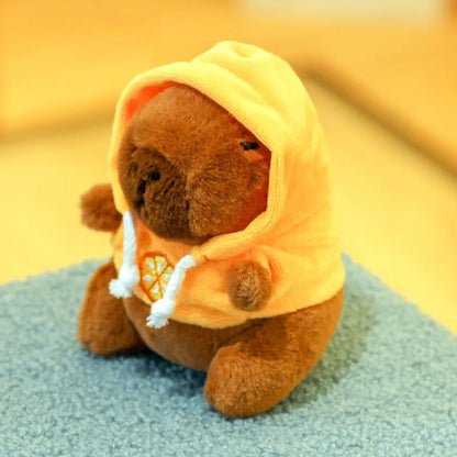 Cute Capybara Plush Toy Hoodie with Wings Simulation Doll Small Size Stuffed Animals Anime Fluffty Toy Birthday Party NovaCart