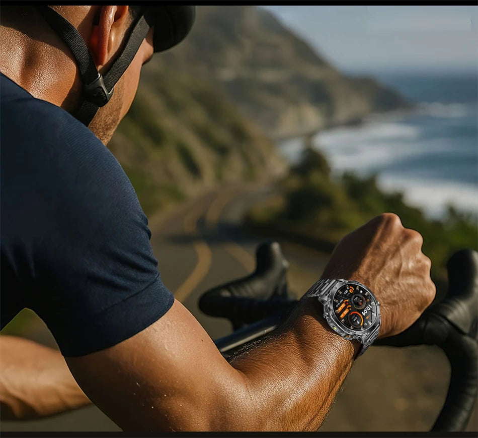 Men Watchs Sports Bracelets IP68 Altimeter Compass Swim track GPS Run RIDE Outdoor Smart Watch Sports GPS Professional New 2026 NovaCart