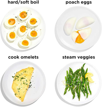 🍳 6‑Egg Rapid Electric Cooker – Steam, Poach & Boil with Ease SmartPursue™