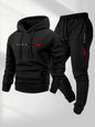 2025 letter printed sportswear set men's hooded sweatshirt long pants set spring and autumn winter warm suit NovaCart
