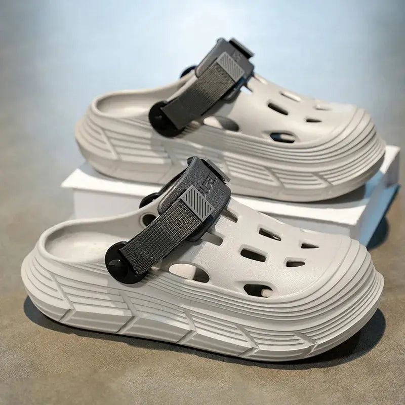 Men's Sandals Casual EVA Clogs for Men Summer Comfortable Garden Shoes Non-slip Wear-resistant Beach Slippers for Men 2025 New NovaCart