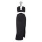 Summer Dress For Women Sexy Cutout Lace-up High Slit Maxi Long Dresses