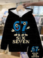Hoodies For Kids 67 Six Seven Italian Brain Rot Math Joke Tops Y2k Game Saying Zipper Clothes Graphic Y2k Children's Hoodies NovaCart