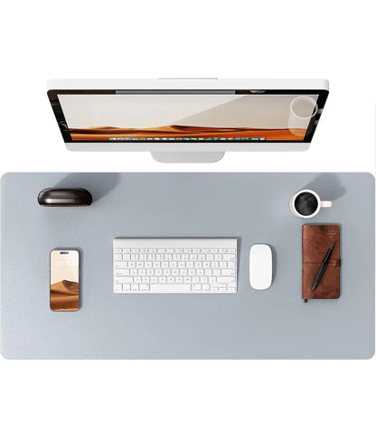 Large Mouse Pad,Office Desk Mat, Leather Desk Pad Protector, Non-Slip PU Leather Desk Blotter, Laptop Desk Pad Pi-Mart