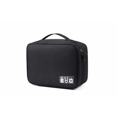 Cable Storage Bag Waterproof Digital Electronic Accessories Organizer Portable Travel Cable Organizer Case For USB Cable Charger Pi-Mart