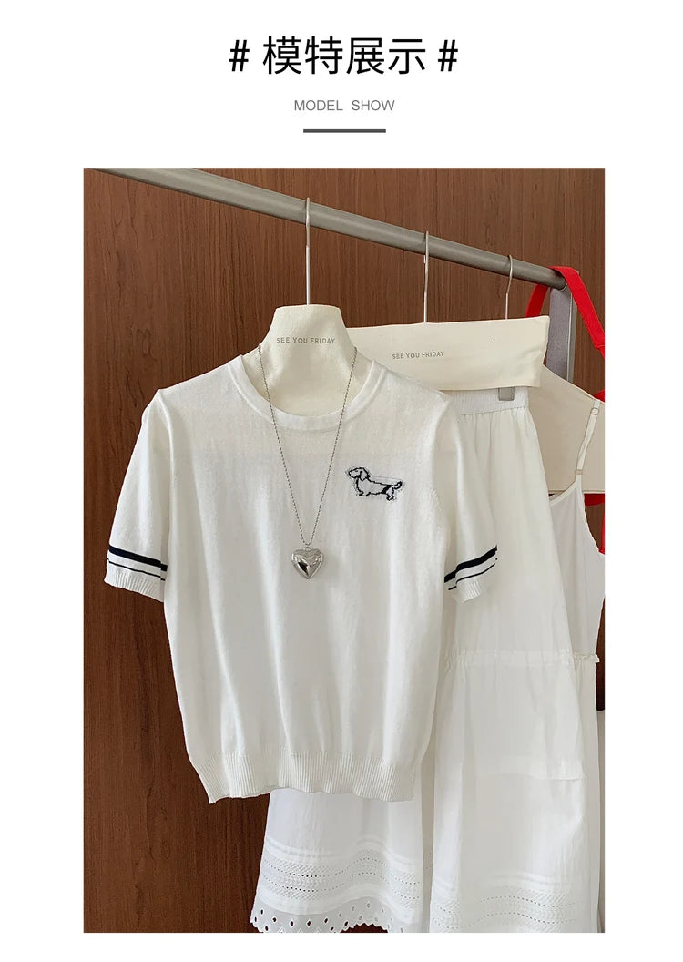 Summer Women's T-shirt 100% Cotton Short Half Sleeve O neck Clothes Solid Casual Pullover Basic Female Top NovaCart